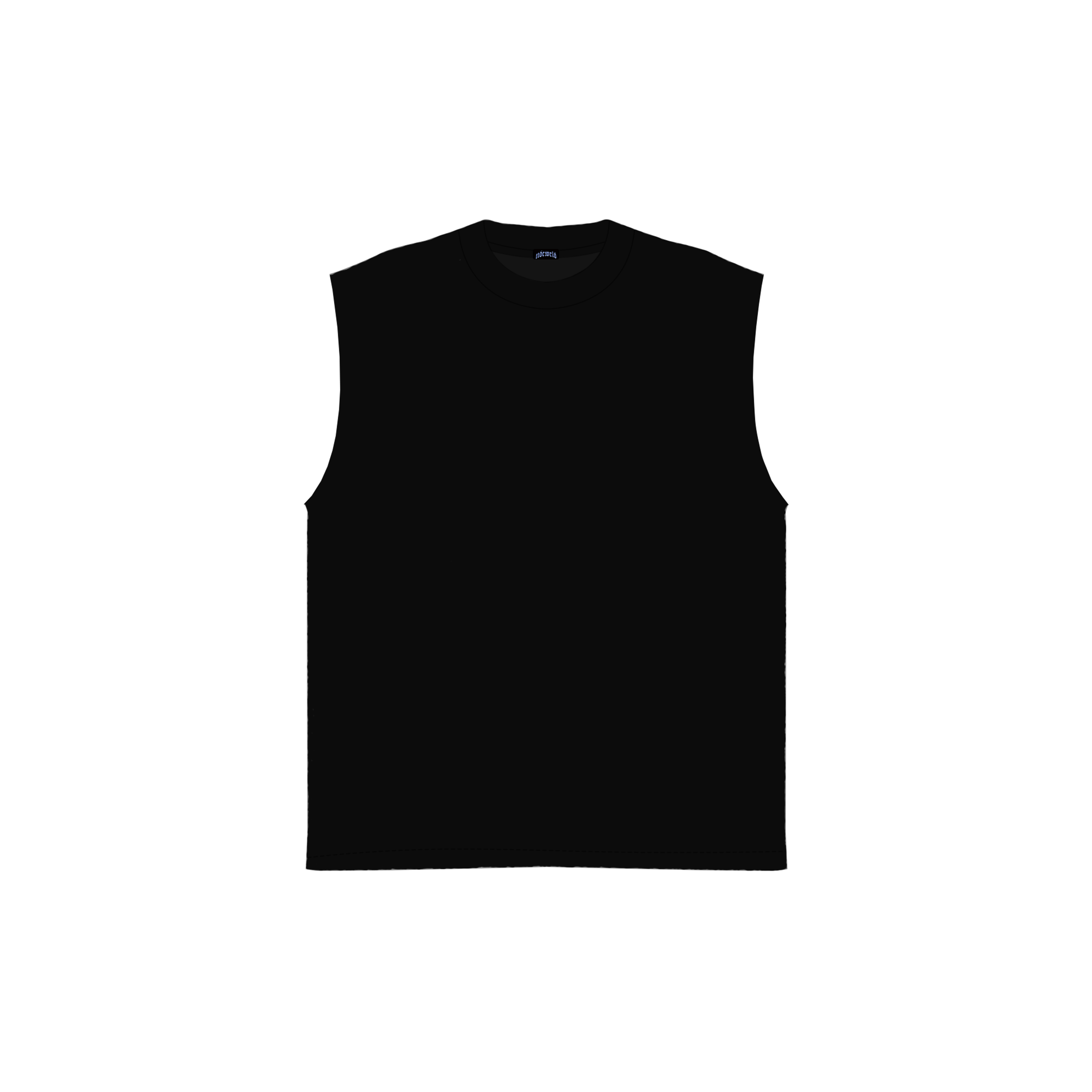 Black TTDCWRLD Crest Tank visual